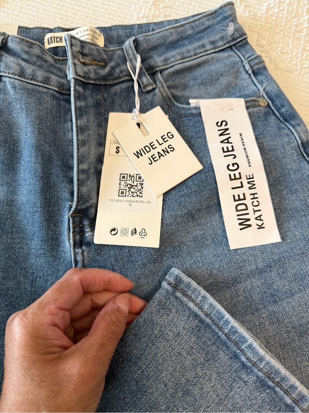 Katch Me wide leg jeans , NWT , sz 6 - Picture 4 of 10